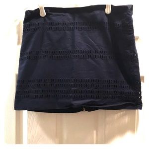 Gap zipper back skirt